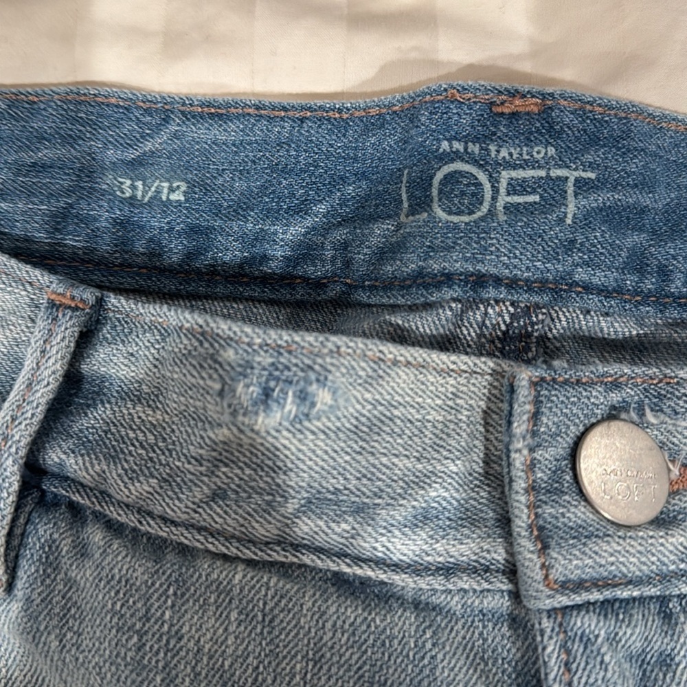 Loft Cut Off Jean Shorts - Picture 3 of 6
